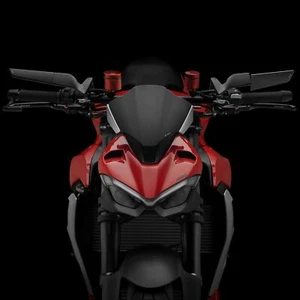 Espejos furtivos Rizoma Ducati Streetfighter V4S 2023 ala desnuda negro - Imagen 1 de 3