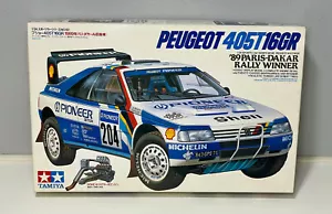 TAMIYA 24092 1/24 Scale Kit PEUGEOT 405T 16GR '89 Paris-Dakar Rally Winner - Picture 1 of 11