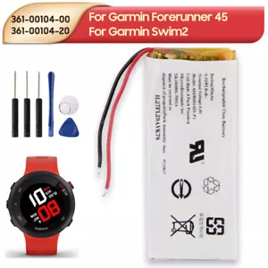 Original Watch Battery 361-00104-20 For Garmin Forerunner 45 Garmin Swim2 - Picture 1 of 4
