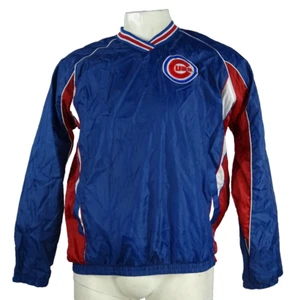 Chicago Cub MLB G-III Genuine Merchandise Men's V-Neck Windbreaker - Picture 1 of 8