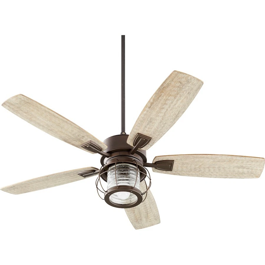 Quorum Galveston 1 Ceiling Fan, Oiled Bronze - 3525-86 - Image 1 of 1