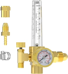 Argon/Co2 Mig Tig Flow Meter Gas Regulator Gauge Welding Weld - Picture 1 of 12