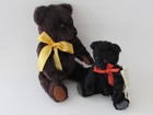 2 Deans Rag Book Teddy Bears 12-in Brown Bear and 8-in Limited Edition Ernest