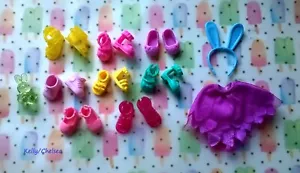 🎉Mattel Barbie Kelly Chelsea doll shoes with accessories Lot of 8 pairs# D🎉 - Picture 1 of 3