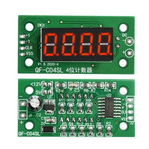 DC4-40V 0-9999 Electronic Digital Counter Module With Power Cut Memory Function - Bild 1 von 17