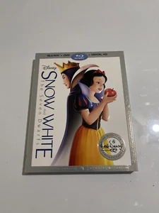 DISNEY SNOW WHITE & THE SEVEN DWARFS BLU RAY DVD SIGNATURE EDITION + SLIPCOVER - Picture 1 of 6