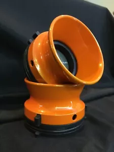 Custom Orange color Aluminium NAB Hub adapters for Studer Revox MADE IN USA - Picture 1 of 5
