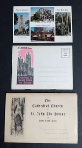 Cattedrale di San Giovanni il Divino NY Cartella Folder Effimera Lotto (3 pezzi) anni 50 - Foto 1 di 5