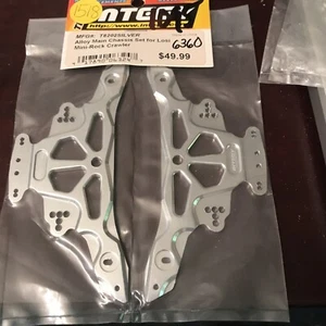T8202SILVER INTEGY RC Model Alloy Main Chassis Set for Losi Mini-Rock Crawler - Picture 1 of 2