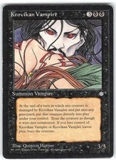 Krovikan Vampire *Uncommon* Magic MtG x1 Ice Age MP