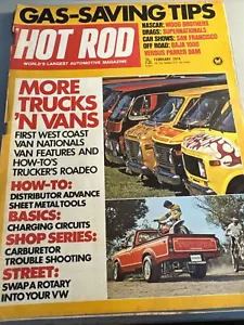 Hot Rod Magazine February 1974 Trucks Vans Gas Saving VINTAGE - Picture 1 of 20