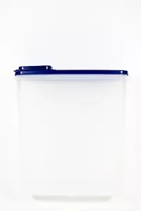Vintage Tupperware Müslibehälter Vorratsbehälter 1588-7 mit blauem Klappdeckel - Bild 1 von 2