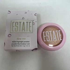 Estate Cosmetics Dew Me Baked Highlight Powder in bye .11oz Travel Sz - Picture 1 of 2
