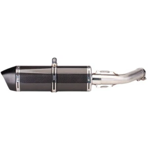 Exhaust System For Kawasaki Versys 1000 2019-2021 Carbon Muffler Mid Link Pipe - Picture 1 of 5