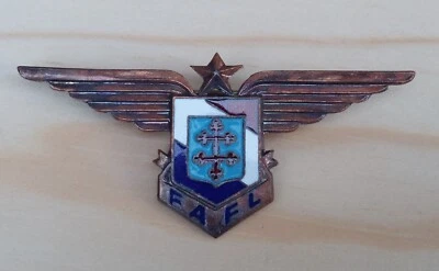 insigne  FAFL -  aviation France libre londres .  liberation 1944 . ww2  - Photo 1/4