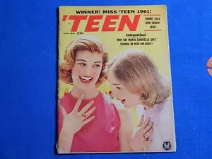 'TEEN MAGAZINE 1961 July Miss Teen '61, Annette Funicello, Tommy Cole - Picture 1 of 6
