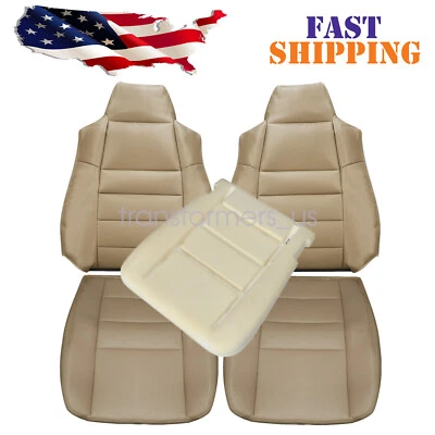 Cubierta de asiento delantero y cojín de espuma para conductor Ford F2-50 F-350 Super Duty 2004 2005 Foto 1 de 4