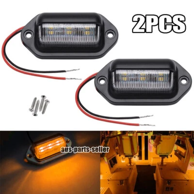 2x Luces LED de navegación en estrella para barco marino ámbar 12V cubierta de cabina luz de cortesía Foto 1 de 4