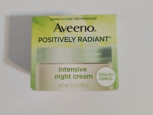 Aveeno Positively Radiant Intensive Moisturizing Night Cream, 1.7 oz. New NIB