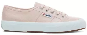 Superga 2750 Pink Ish Iridescent Womens Canvas Trainers - Picture 1 of 5