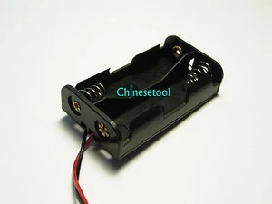 10pcs New 2.4V 3V 2 X AA Battery Holder Box Case w/Wire - Picture 1 of 6