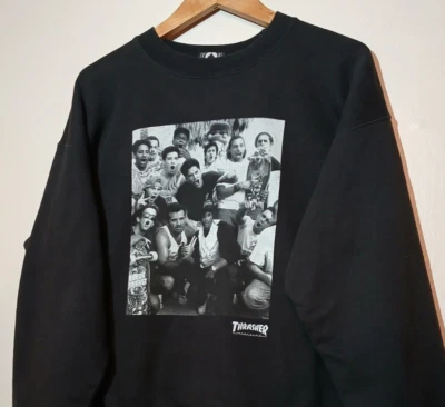 Patinetas De Colección Thrasher Eazy E Cuello Redondo Años 90 Y2K EE. UU. Rap Hip Hop Música Original Foto 1 de 4