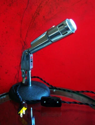 Vintage 1960's Electro Voice 664 dynamic microphone custom LED lamp midcentury 2 - Image 1 of 4