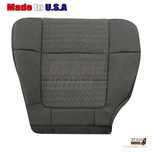 2001 2002 2003 Ford F150 XLT SPORT XL Driver Side Bottom Cloth Seat Cover Gray - Picture 1 of 9