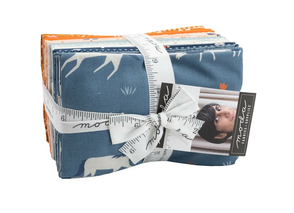 Meander Moda Fat Eighths Bundle 100% Cotton 9"x22" Precut Fabric - Image 1 of 2