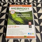 Webroot Secure Anywhere Internet Security 3 Devices for PC/MAC/Mobile New Sealed