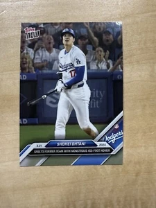 2024 MLB Topps NOW 328 SHOHEI OHTANI 455’ HR LOS ANGELES DODGERS - Picture 1 of 2