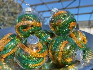St Patrick’s Day Ornaments Home Decor Tree 10 Set Lot 2.65” Patty Decorations