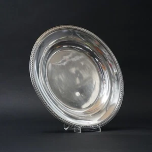Plato De Servicio Christofle Plateado 442 40 80 Marcado Ancla Escudo 1.89T4U - Imagen 1 de 4