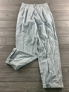 Women's Dockers Casual/Dress Pants - Blue with White Pinstripes Size 8 Vintage - Picture 1 of 11