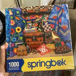 Springbok Puzzle “Stitch in Time” 1000 Piece Sealed New in Box - Picture 1 of 2
