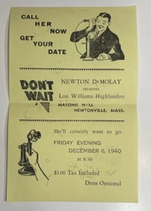 1940 Konzertflieger Newton, Newtonville Massachusetts Masonic Hall - Bild 1 von 3
