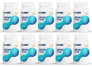 10 Pack Memo Surge, focus and memory support-60 Capsules x10 - Picture 1 of 3