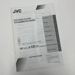 JVC DVD Video Player Instruction Manual Booklet 2003 - Picture 1 of 3