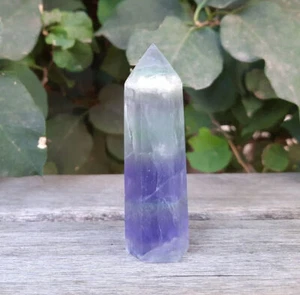 Générateur de fluorite verte et violette / point / tour, intuition, but âme - Photo 1 sur 12