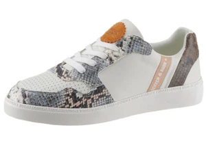 SCOTCH & SODA WOMEN'S SHOES SNEAKERS LACE UP CREAM LEATHER SIZE CHOOSE *NEW* - Picture 1 of 1