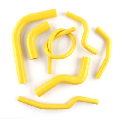 Manguera de admisión de inducción de silicona amarilla para radiador y calentador Suzuki Samurai 1986-95 Foto 1 de 4