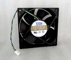 AVC 120mm x 25mm High Airflow PWM Fan 104 CFM 4 Pin DS12025B12H + Bonus - Picture 1 of 2
