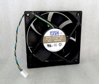 AVC 120mm x 25mm High Airflow PWM Fan 104 CFM 4 Pin DS12025B12H + Bonus - Image 1 of 2