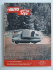 Das Auto Motor und Sport Heft Nr. 19 September 1957 Test Lloyd 600 Alexander - Picture 1 of 9