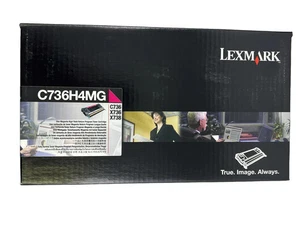 Genuine Lexmark C736H4MG Magenta Toner Cartridge – High Yield – For C736, C738, - Picture 1 of 1