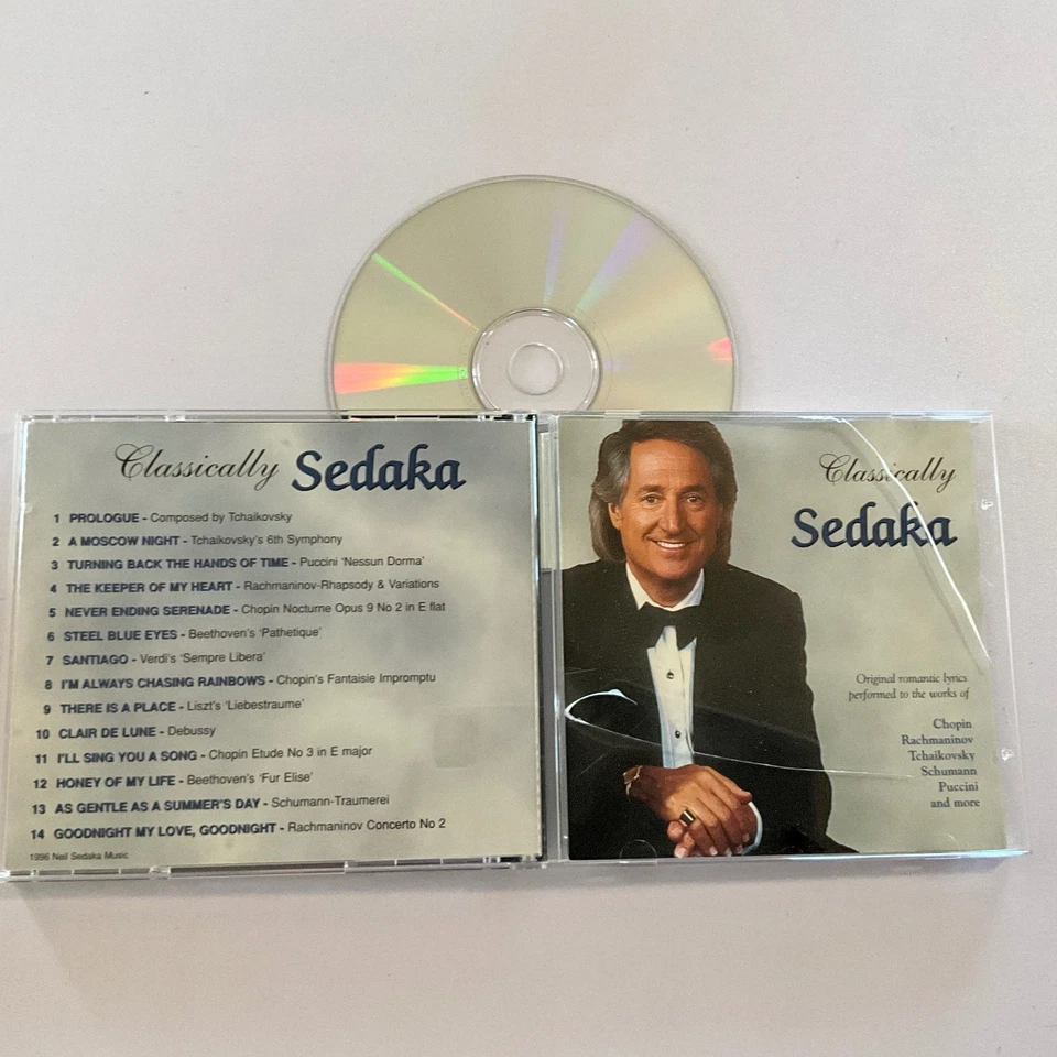 Neil Sedaka - Classically Sedaka CD 1996 Classical Pop Neil Sedaka Music Foto 1 de 3