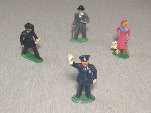 Barclay Poliziotto del Traffico con 3 Personaggi da Passeggio ~ TS - Foto 1 di 3