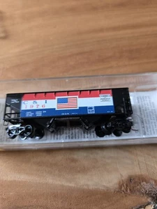 Micro Trains Cambria & Indiana 33ft Tow Bay Hopper - Picture 1 of 3