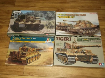 4 NEW TAMIYA,DRAGON ++ 1:35TH SCALE WWII GERMAN MILITARY TANKS & VEHICLES #8 - Image 1 of 4