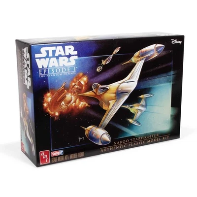 Star Wars: The Phantom Menace N-1 Naboo Starfighter (Snap) 1:48 Scale Model Kit - Image 1 of 4